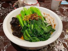 白灼菌菇菜心-新白鹿餐厅(爱琴海购物中心店)
