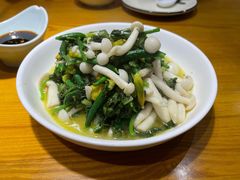 鲜菌黄瓜花-丁记盐蘸牛肉·新杭菜(河东路店)