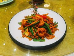 豆角炒猪颈肉-丽景酒楼·佛山老字号(广佛智城店)