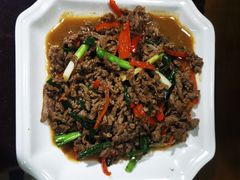 爆炒牛肉-五彩雪域藏餐馆