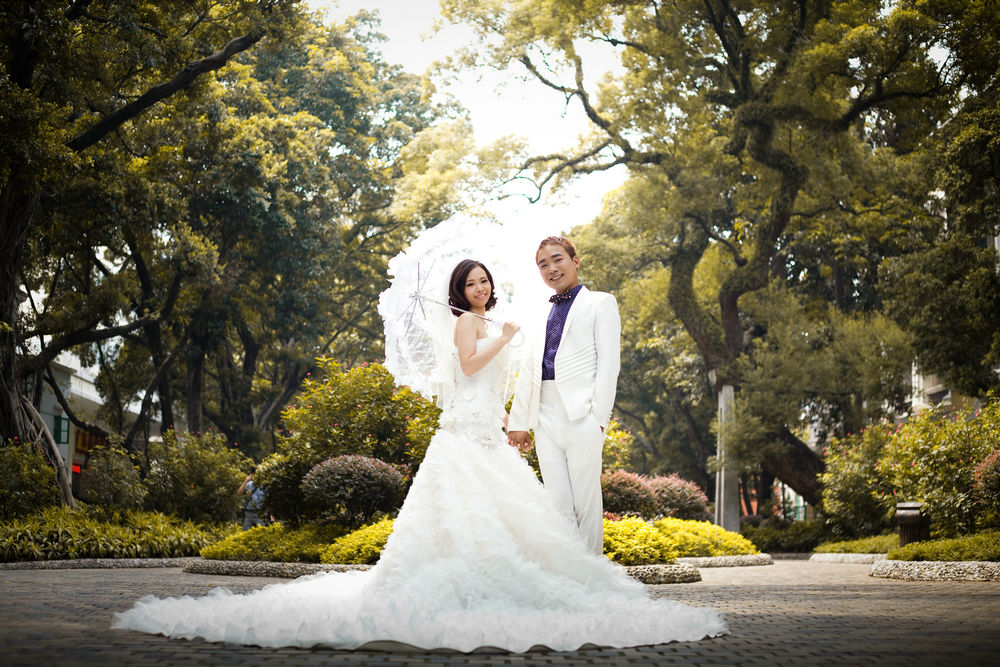 广州沙面婚纱照图片