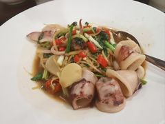 九层塔炒鱿鱼-乡亲鹅肉城(吴江店)