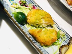 泰式手打虾饼-蜜桃花开·中西融合菜E&W(南长街店)