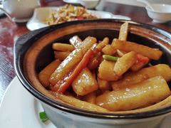 砂锅焗山药-温汤大酒店餐厅