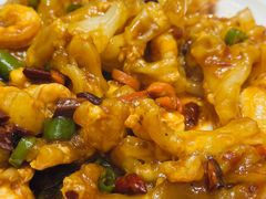 蹄筋烧大虾-小郭私房菜·海肠捞饭(学士街店)