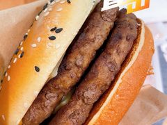 双层安格斯MAX厚牛芝士堡-麦当劳(团结湖店)