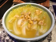 豆汤栗子娃娃菜-绿茶餐厅(乐峰广场店)