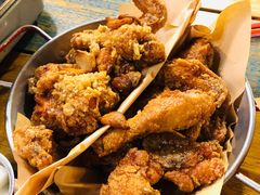 炸鸡翅一半一半-富乐满韩国正宗炸鸡韩国料理(虹泉路店)