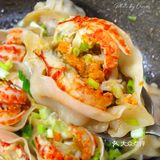 自制小龙虾蟹粉煎饺（附买菜优惠方式）