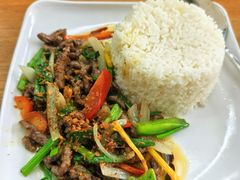 黑椒牛柳丝饭-荣晖咖啡美食(司打口店)