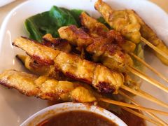 鸡肉沙爹-真浪花园海鲜餐馆