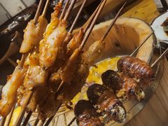 碳烤鸡脚筋-聚串门儿·东北烧烤(信义坊店)