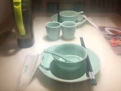 餐具摆设-绿茶餐厅(西单老佛爷店)