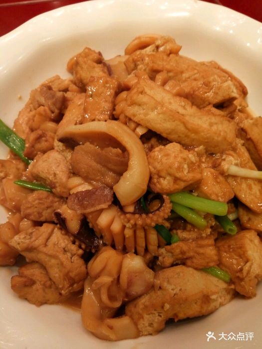 广开海鲜鲁菜大酒店(弄海园店)海水豆腐烧墨鱼图片