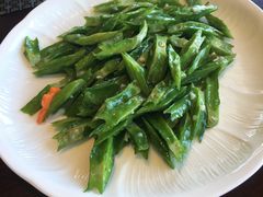 蒜蓉四角豆-蜈支洲岛珊瑚酒店临海阁中餐厅