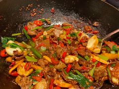 小炒黄牛肉-小隐人家(乐松店)
