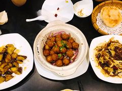 焦溜藕丸-老牌坊•鲁菜名店•地道济南菜(大观园商埠店)