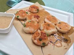现煎手工虾饼-滕头生态酒店(奉化店)