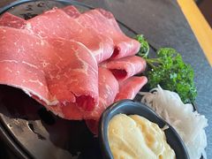 雪花排骨配猫山王-犟牛家·榴莲烤肉(五棵松店)