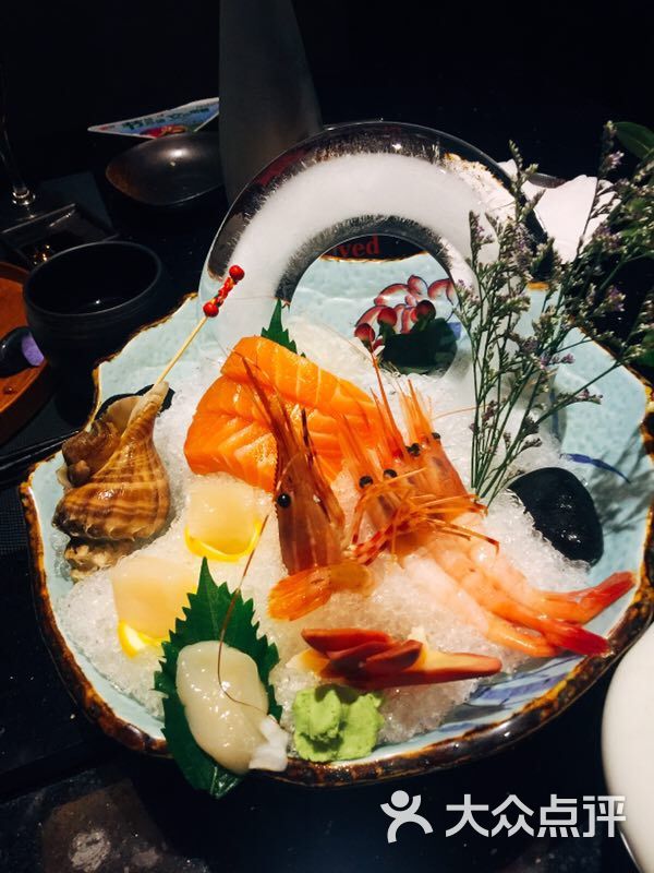 花隐日式怀石料理(上海世博源店)大刺身拼盘图片 - 第7张