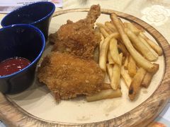 鸡扒拼薯条-威尼斯西餐厅(小榄大信店)