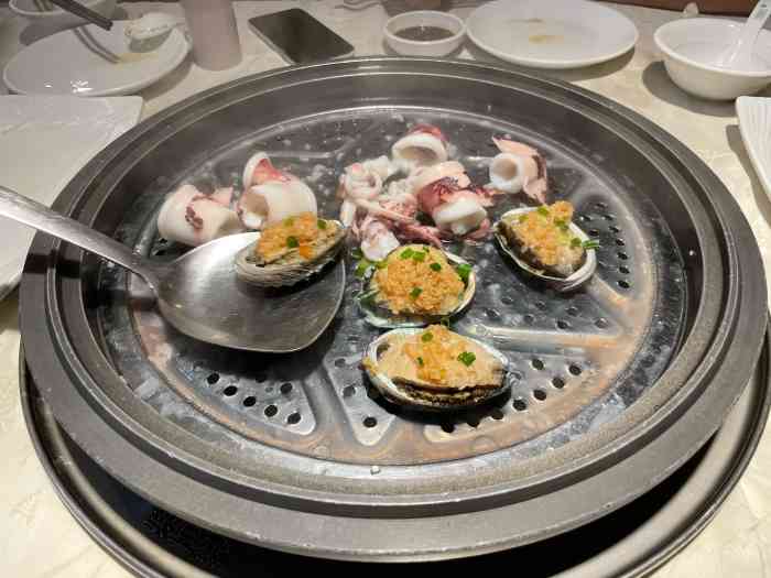 越百海海鲜蒸锅(麻章店)-"最后一天上班和同事喝个中午茶结束96忙.