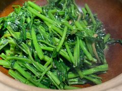啫啫虾酱空心菜-熠盛粤味(永康路店)