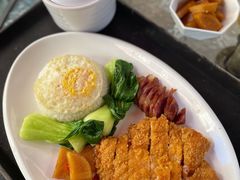 鸡排香肠饭-茶米人台湾料理·精致快简餐