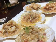 蒜蓉粉丝扇贝-金穗园·砂锅粥.醉鸡煲火锅(长寿路店)