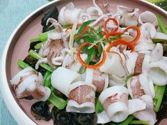 水煮鲜鱿-八闽饭店闽南小镇(铁西店)