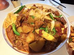 大盘鸡拌皮带面-西域阿里马新疆菜·清真(桂花路店)