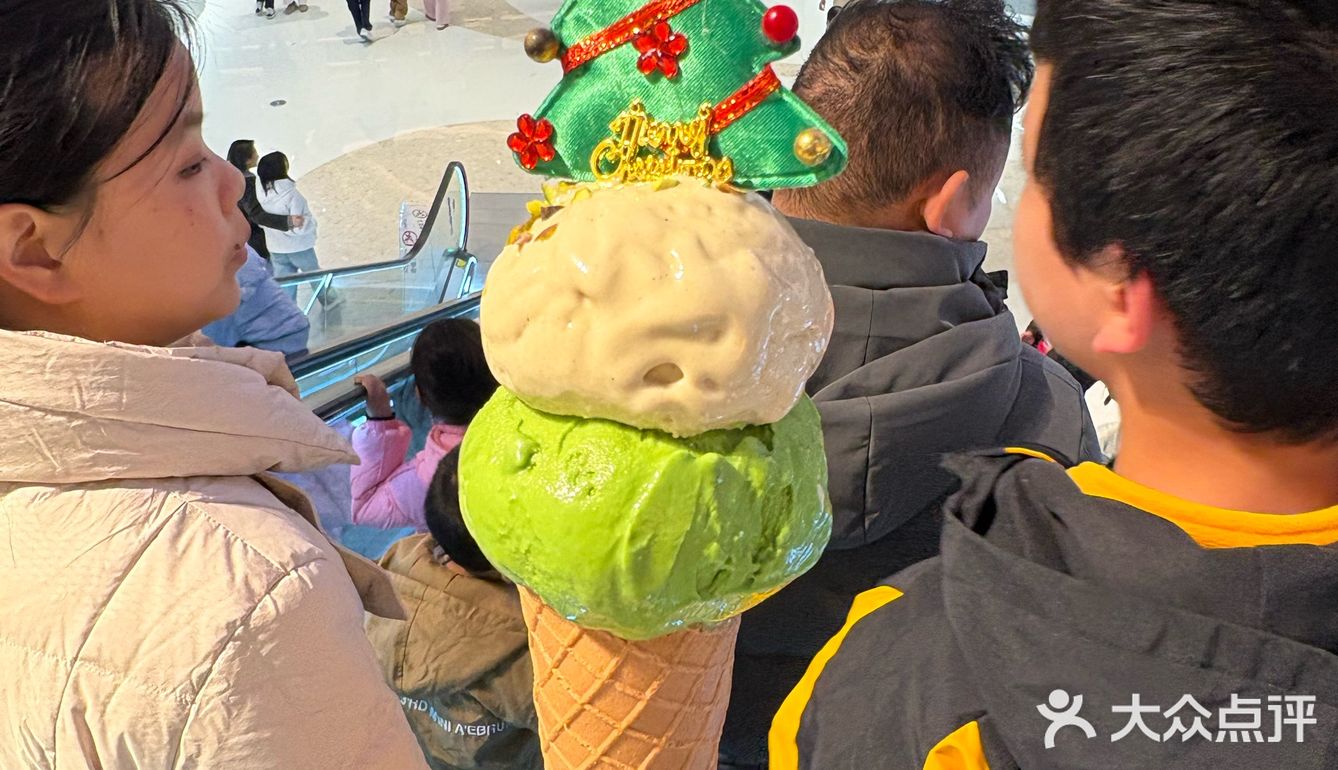 是谁还没吃到福州的圣诞限定冰淇淋🎄