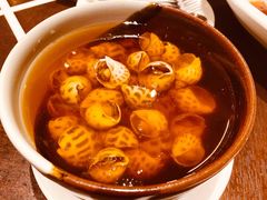 古越陈酿煮花螺-杭州西子湖四季酒店·金沙厅