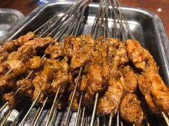 特色碳烤羊肉串-老兰家传统烧烤炒菜泡馍(小南门店)