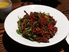 野山椒香菜牛肉丝-湖南人家·家传湖南菜(水围店)