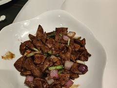 洋葱爆猪肝-虎哥私房菜(馒头山店)