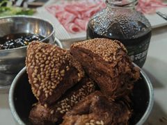 炸烧饼-福寿斋·老北京铜锅涮肉·烤鸭(顺义总店)