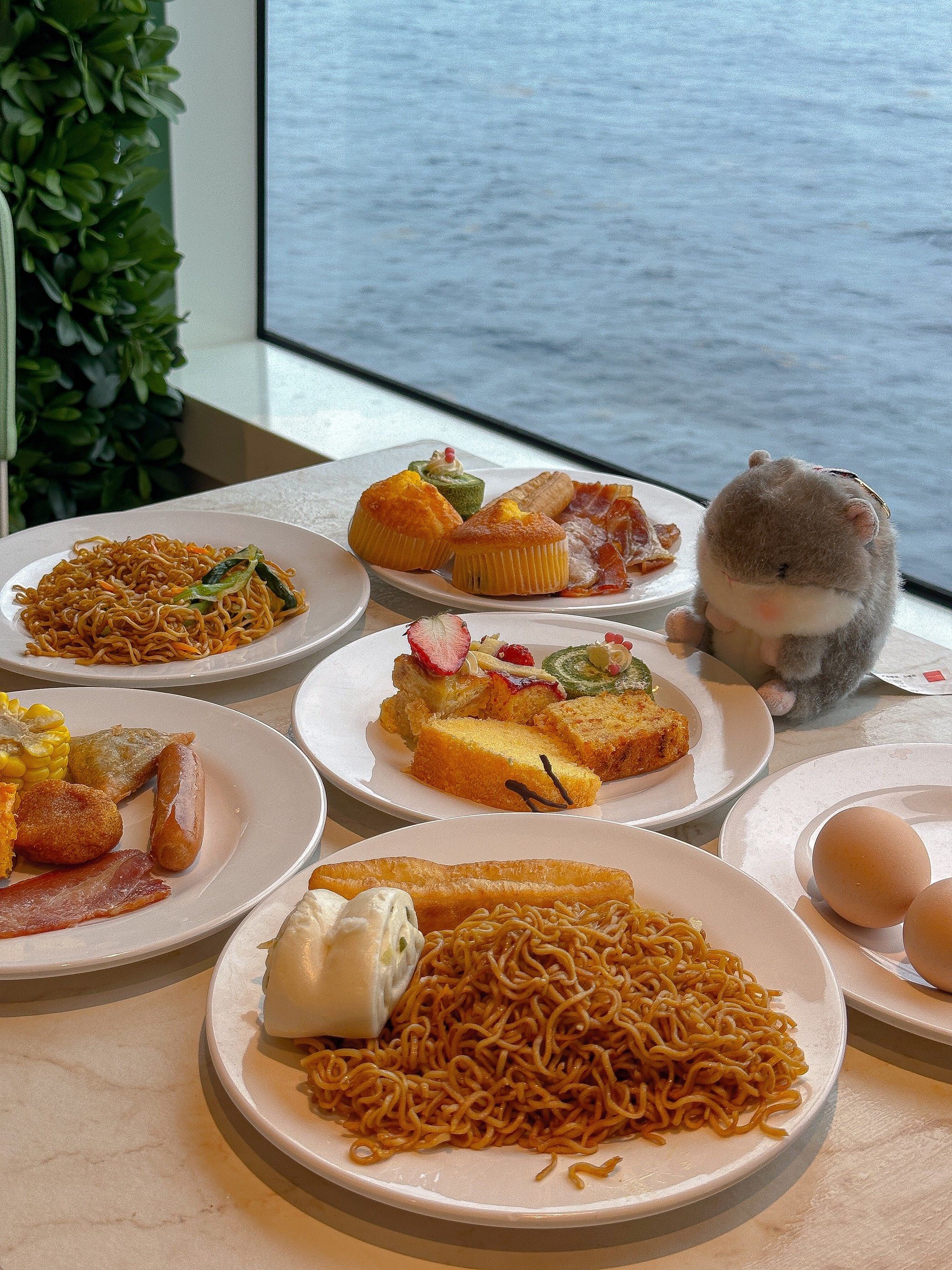 🛳️邮轮上看海吃自助餐