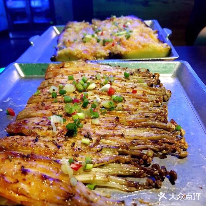 很久以前羊肉串(大华三路店)烧金针菇图片