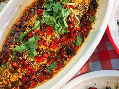 蒜爆活鲤鱼-彬彬菜馆