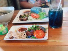 -蝶豆花蓝面条