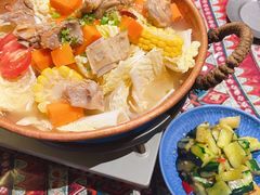 大理白族腊排骨火锅-火塘云南烧烤大排档