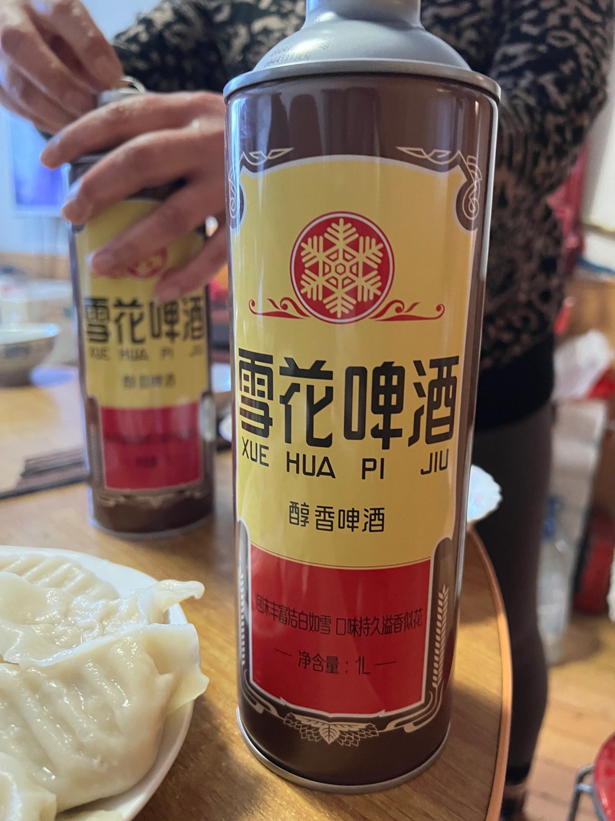 雪花啤酒一升装
