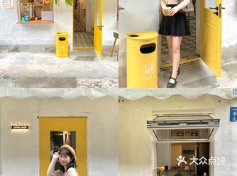 发现南铁一家沿街咖啡窗口仿佛一个取景框