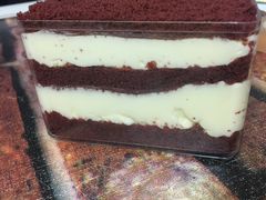 红丝绒水晶盒-7cake榴莲千层蛋糕(松江店)
