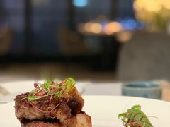 炭烤澳洲M3雪花肉眼配独头黑蒜-XUN Bistro西餐厅