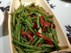 四季豆炒香肠-不二舟食府(车站南路店)