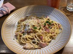 奶油培根蘑菇蛋黄意式细面-BAKER&SPICE(环贸店)