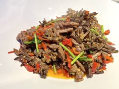 龙爪菌炒黄牛肉-阿斯牛牛·凉山菜(新会展店)
