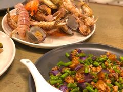 豆角肉沫烧茄子-上屿水产(鼓浪屿一店)